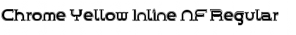 Download Chrome Yellow Inline NF Regular Font Title Preview