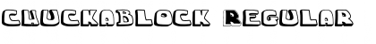 Download chuckablock Regular Font Title Preview