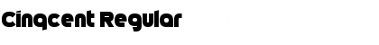 Download Cinqcent Regular Font Title Preview