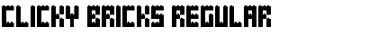 Download Clicky Bricks Regular Font Title Preview