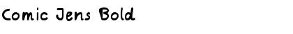 Download Comic Jens Bold Font Title Preview