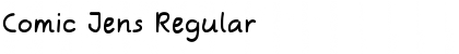 Download Comic Jens Regular Font Title Preview