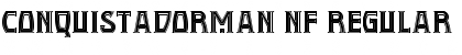 Download Conquistadorman NF Regular Font Title Preview
