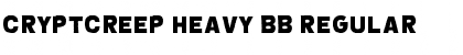 Download CryptCreep Heavy BB Regular Font Title Preview