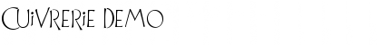 Download Cuivrerie Demo Font Title Preview