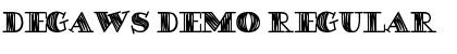 Download DEGAWS Demo Regular Font Title Preview