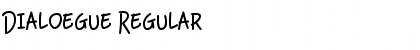 Download Dialoegue Regular Font Title Preview