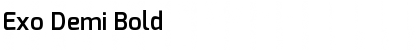 Download Exo Demi Bold Font Title Preview
