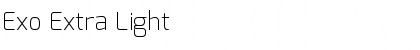 Download Exo Extra Light Font Title Preview