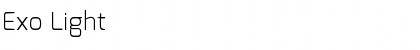Download Exo Light Font Title Preview