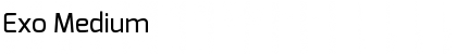 Download Exo Medium Font Title Preview