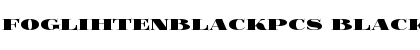 Download FoglihtenBlackPcs BlackPcs Font Title Preview