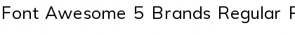 Download Font Awesome 5 Brands Regular Regular Font Title Preview