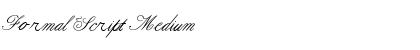 Download Formal Script Medium Font Title Preview