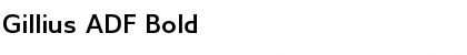 Download Gillius ADF Bold Font Title Preview