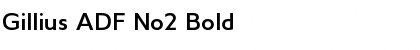 Download Gillius ADF No2 Bold Font Title Preview