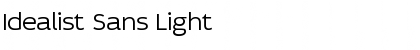 Download Idealist Sans Light Font