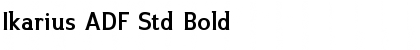 Download Ikarius ADF Std Bold Font