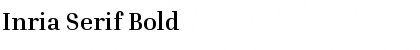 Download Inria Serif Bold Font Title Preview