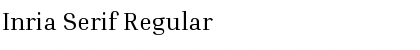 Download Inria Serif Regular Font Title Preview