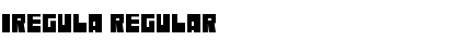 Download Iregula Regular Font Title Preview