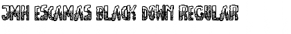 Download JMH Escamas Black Down Regular Font Title Preview