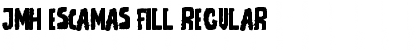 Download JMH Escamas Fill Regular Font Title Preview