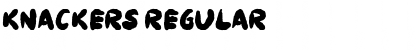 Download Knackers Regular Font Title Preview