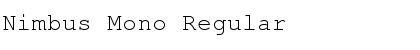 Download Nimbus Mono Regular Font