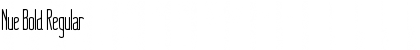 Download Nue Bold Regular Font Title Preview