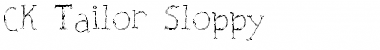 Download CK Tailor Sloppy Regular Font Title Preview