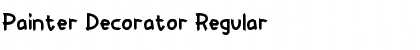 Download Painter Decorator Regular Font Title Preview