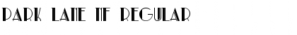 Download Park Lane NF Regular Font Title Preview