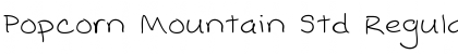 Download Popcorn Mountain Std Regular Font Title Preview