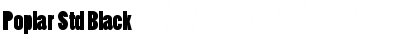 Download Poplar Std Black Font Title Preview