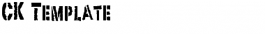 Download CK Template Regular Font Title Preview