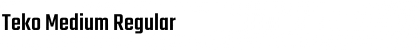 Download Teko Medium Regular Font Title Preview