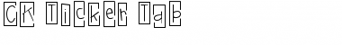 Download CK Ticker Tab Regular Font Title Preview