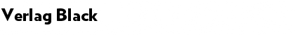 Download Verlag Black Font Title Preview