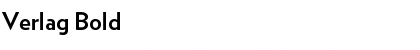 Download Verlag Bold Font Title Preview