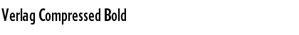 Download Verlag Compressed Bold Font Title Preview