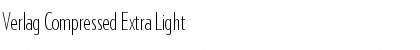 Download Verlag Compressed Extra Light Font Title Preview