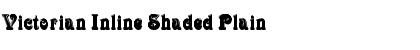 Download Victorian Inline Shaded Plain Font Title Preview