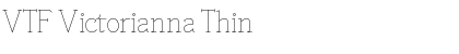 Download VTF Victorianna Thin Font Title Preview