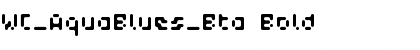 Download WC_AquaBlues_Bta Bold Font Title Preview