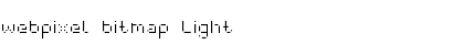 Download webpixel bitmap Light Font