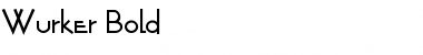 Download Wurker Bold Font Title Preview
