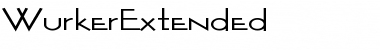Download WurkerExtended Regular Font Title Preview