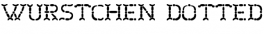 Download Wurstchen Dotted Font Title Preview