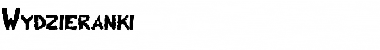 Download Wydzieranki Regular Font Title Preview